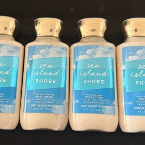 Bundle Deal - Bath and Body Works Sea Island Shore Body Lotion 8 oz